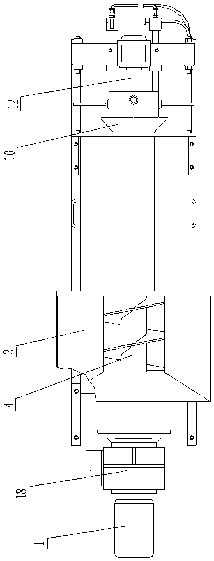 Single-screw conveyor