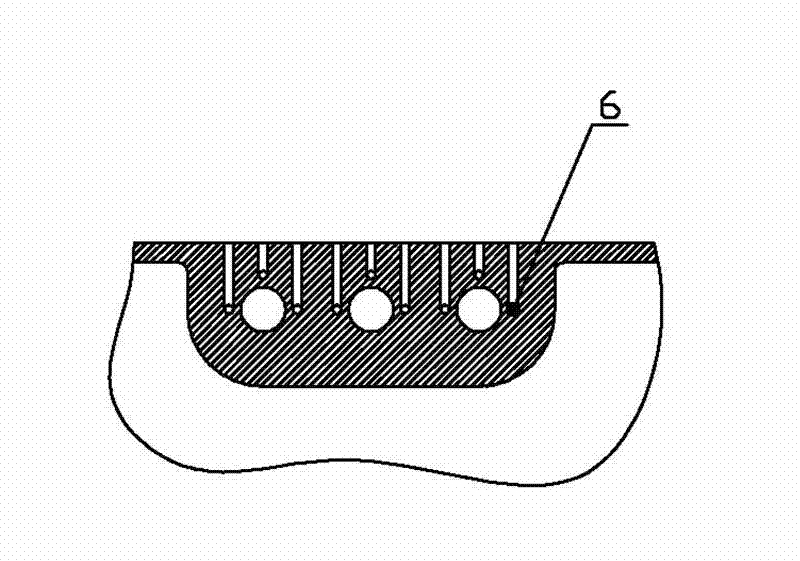 Gas mixed pressurization free-return bending water-saving toilet