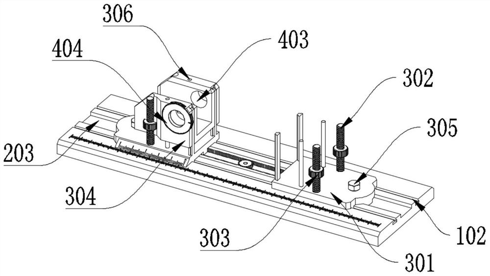 A steel bar bending strength testing device equipped with an automatic guiding mechanism