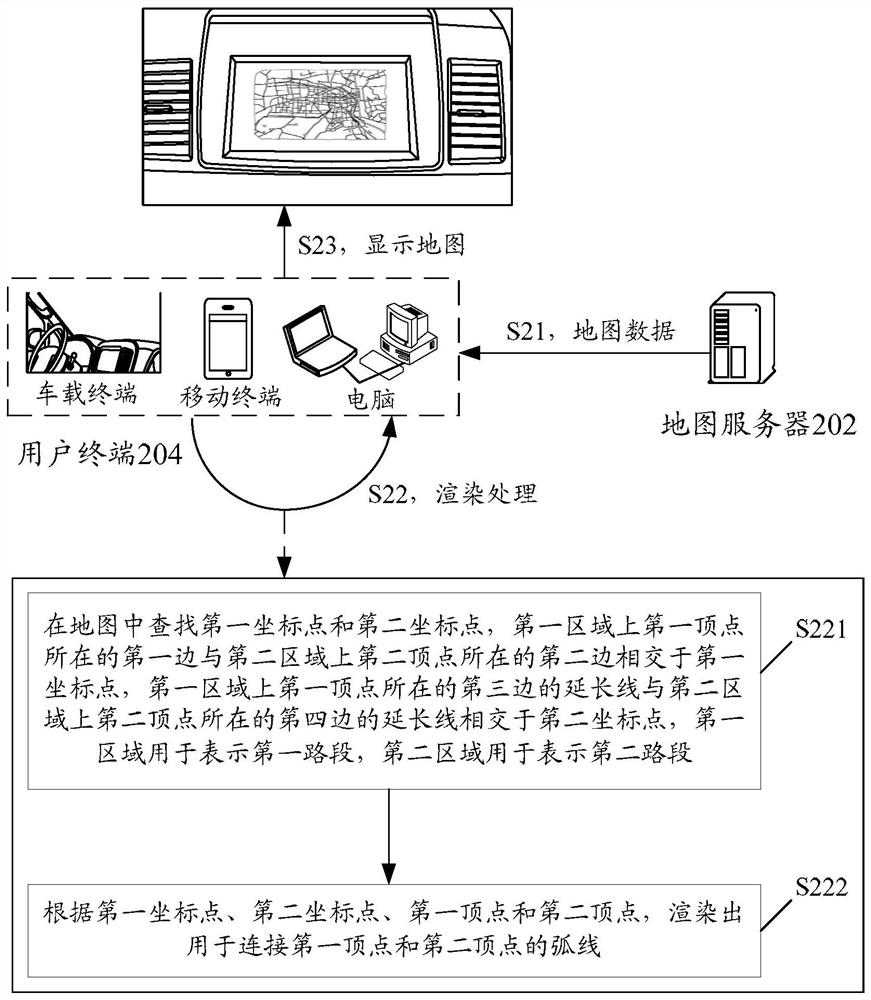 Map rendering method and device, storage medium, electronic device