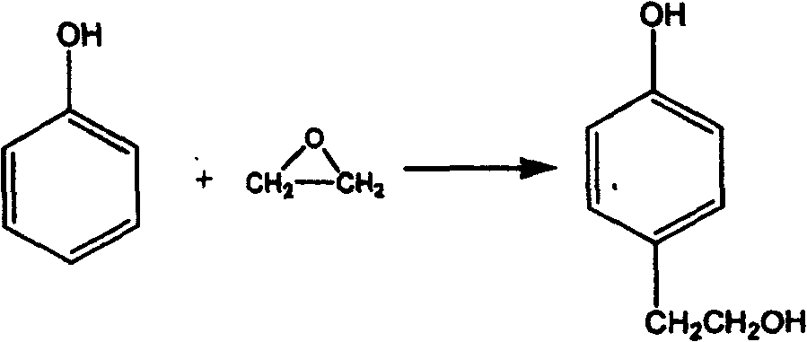 Technical method for synthesizing beta p-hydroxy phenethyl alcohol