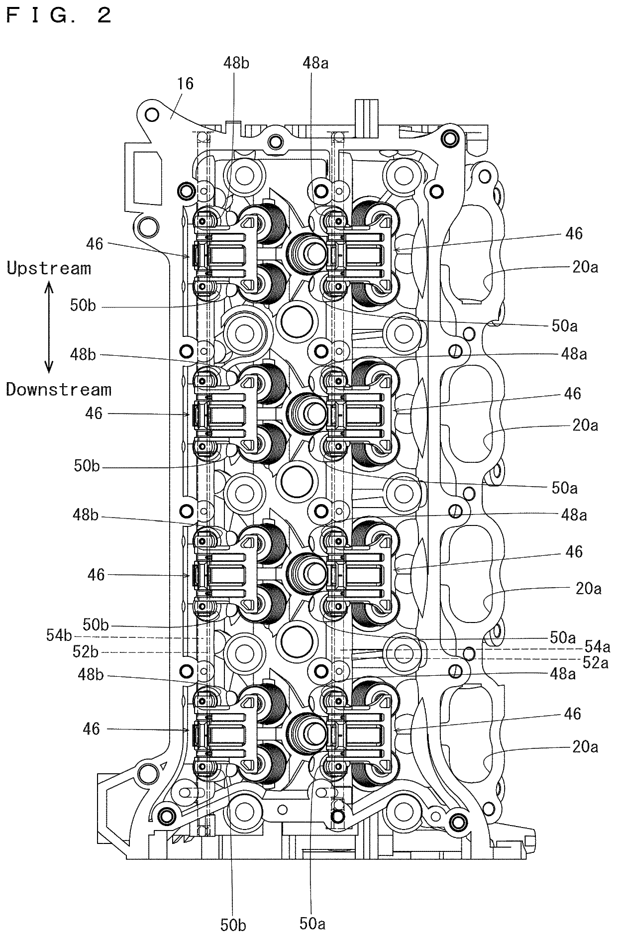 Valve gear and engine