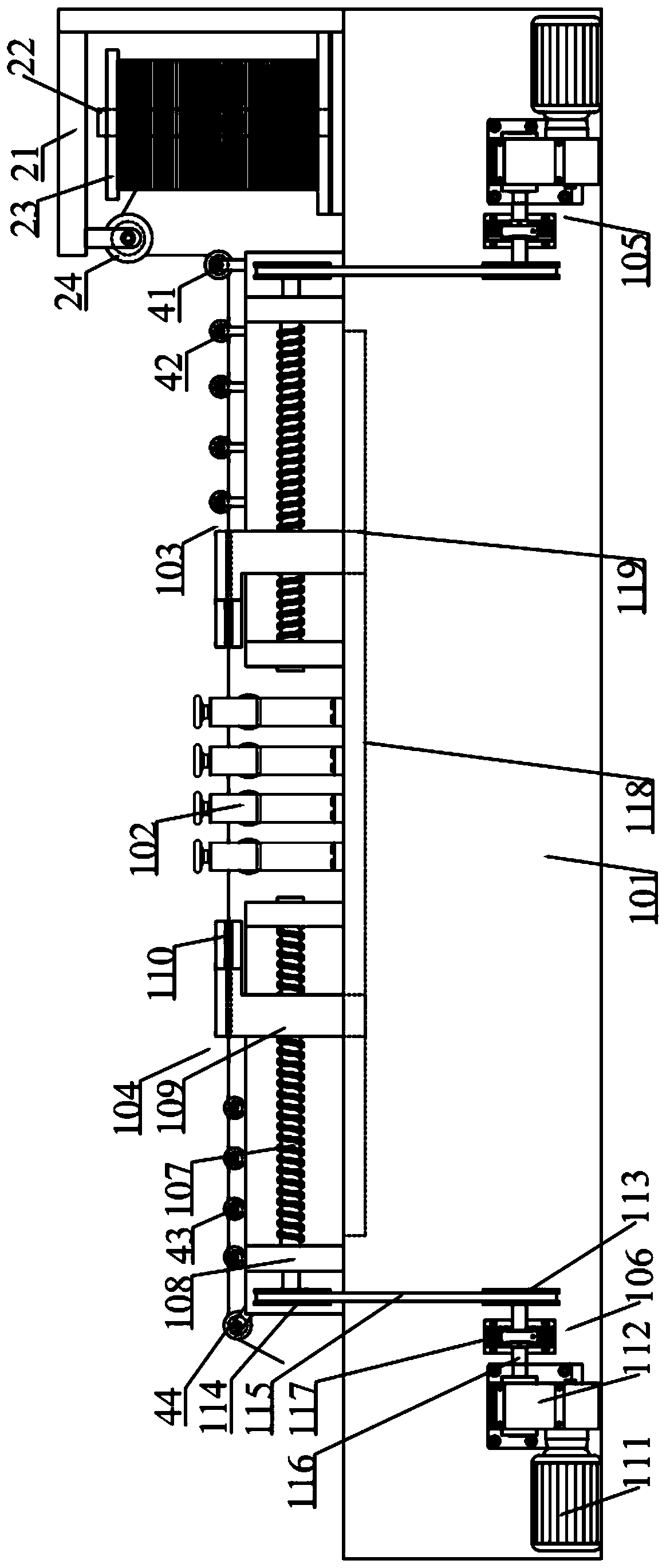 Withstand voltage detection device for high-performance electrical copper wire and working method of device