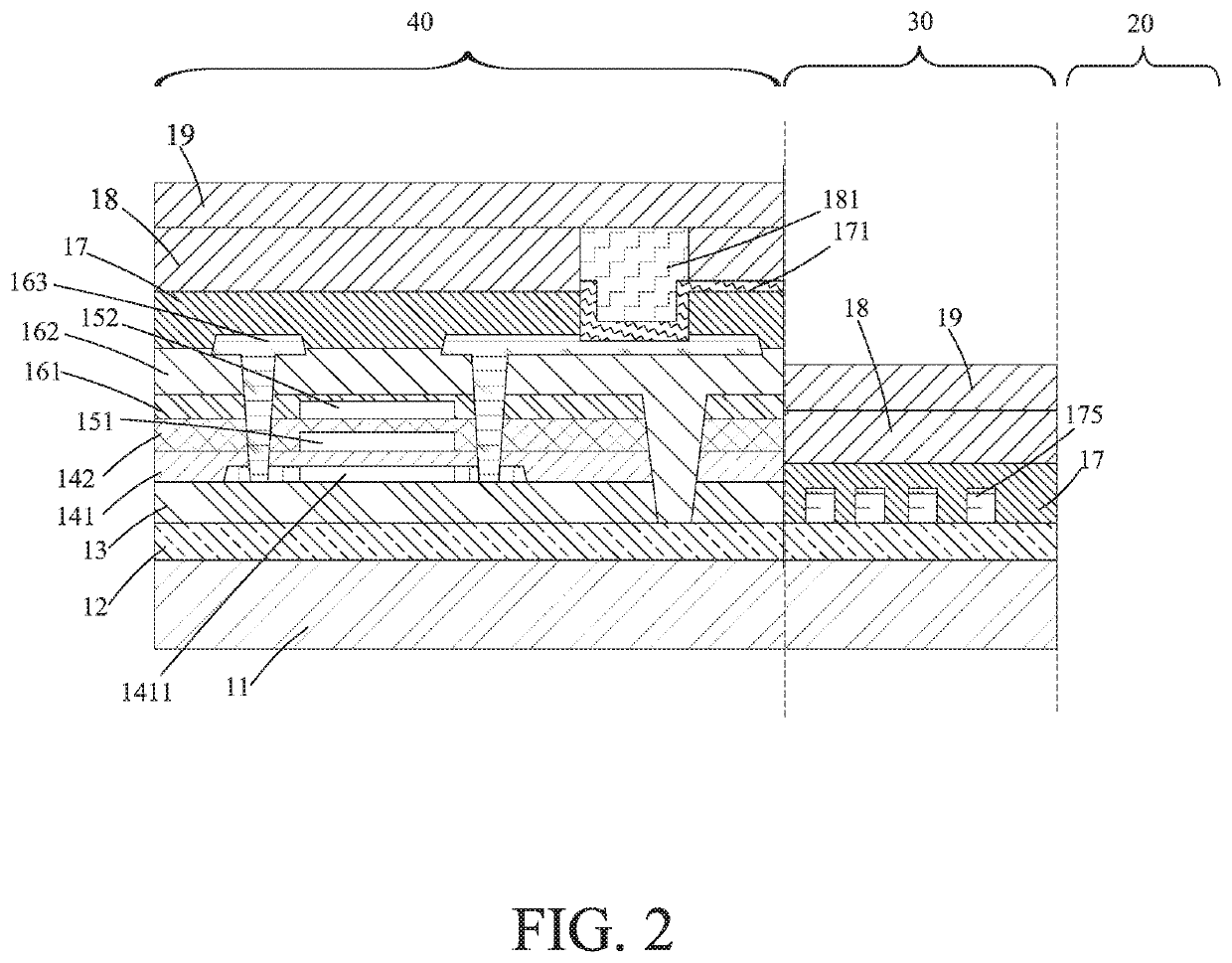 Stretchable organic light emitting diode display panel