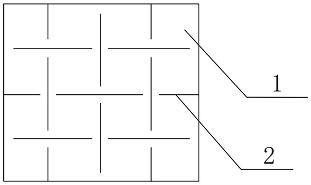 Stretchable electronic skin based on paper-cut structure, and preparation method and application thereof