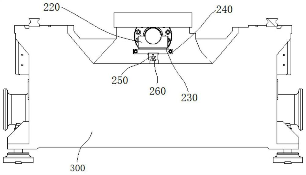 High-rigidity lead screw transmission and lathe bed system