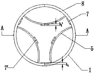 Filler ring applicable to kitchen oil fume purification and filler