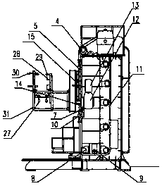 Welding positioner special for upper and lower square butt joint welding seams of excavator movable arms and using method of welding positioner