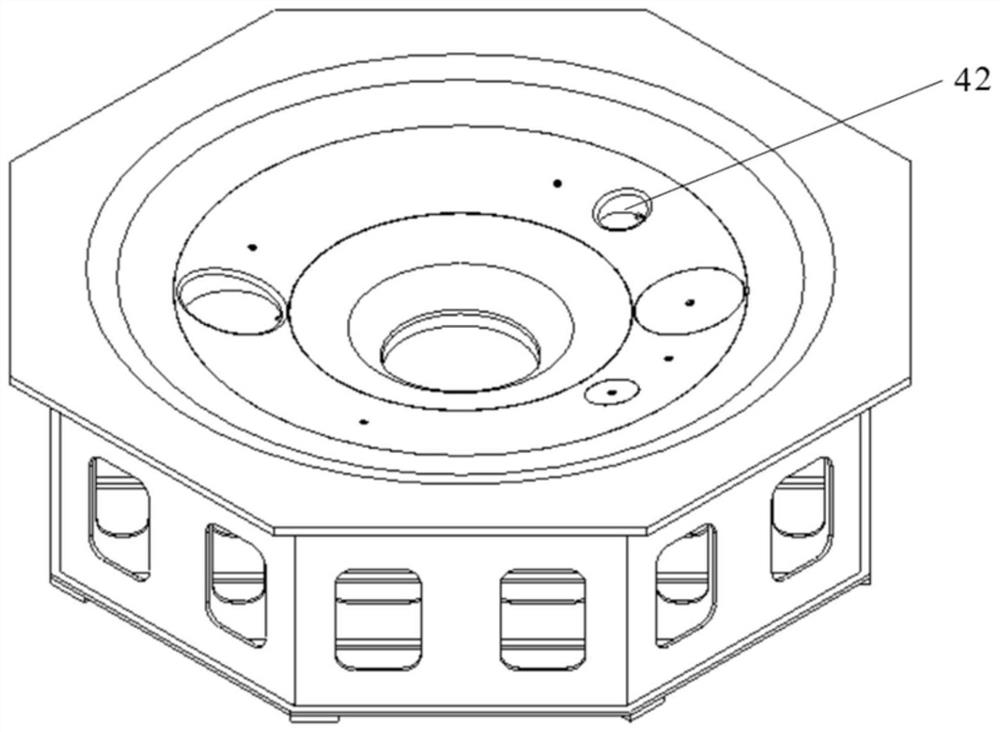 Forming method of aluminum alloy rear bottom top cover part