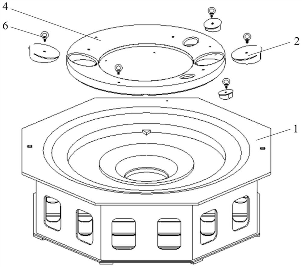 Forming method of aluminum alloy rear bottom top cover part