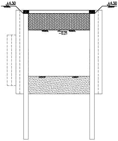Circular pipe-jacking working pit deep foundation pit supporting technology construction method