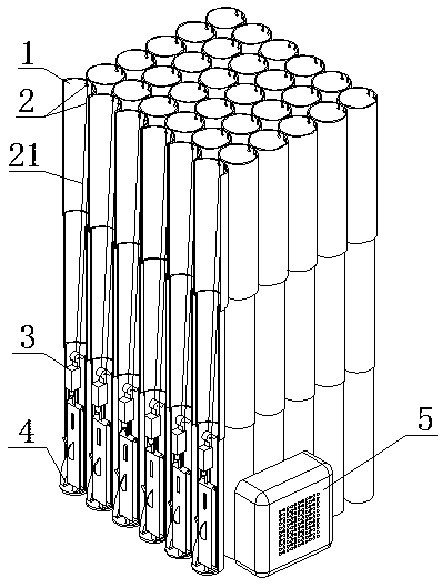 Electronic firework capable of launching and recycling