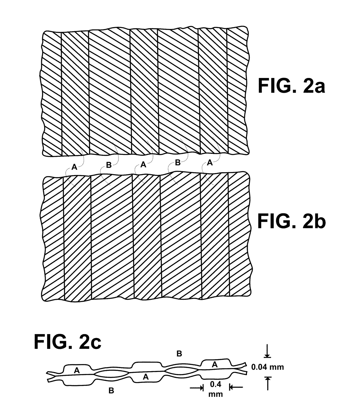 Methods for making a bag from a film material exhibiting textile properties