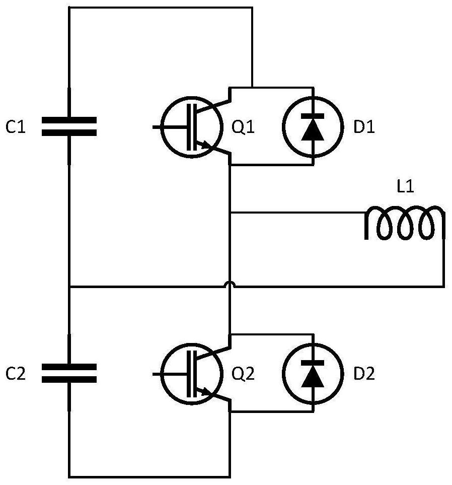 Voltage balancing method and system for a direct-current side series capacitor of three-level inverter circuit