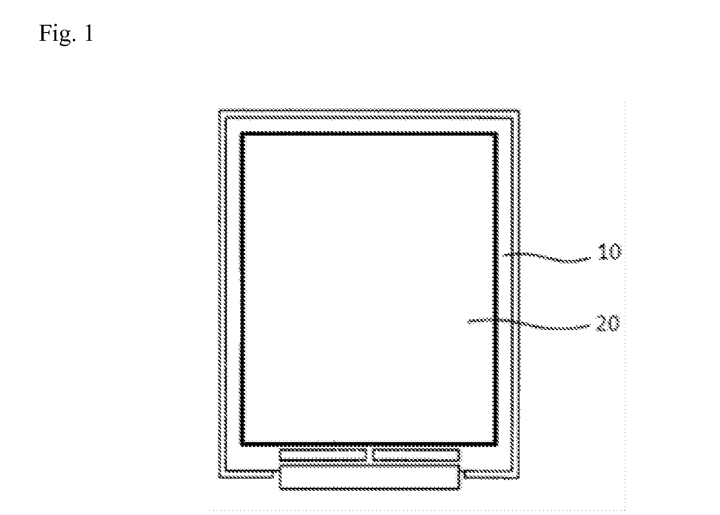 Bracket for Protecting Liquid Crystal Display (LCD) of Portable Display Device