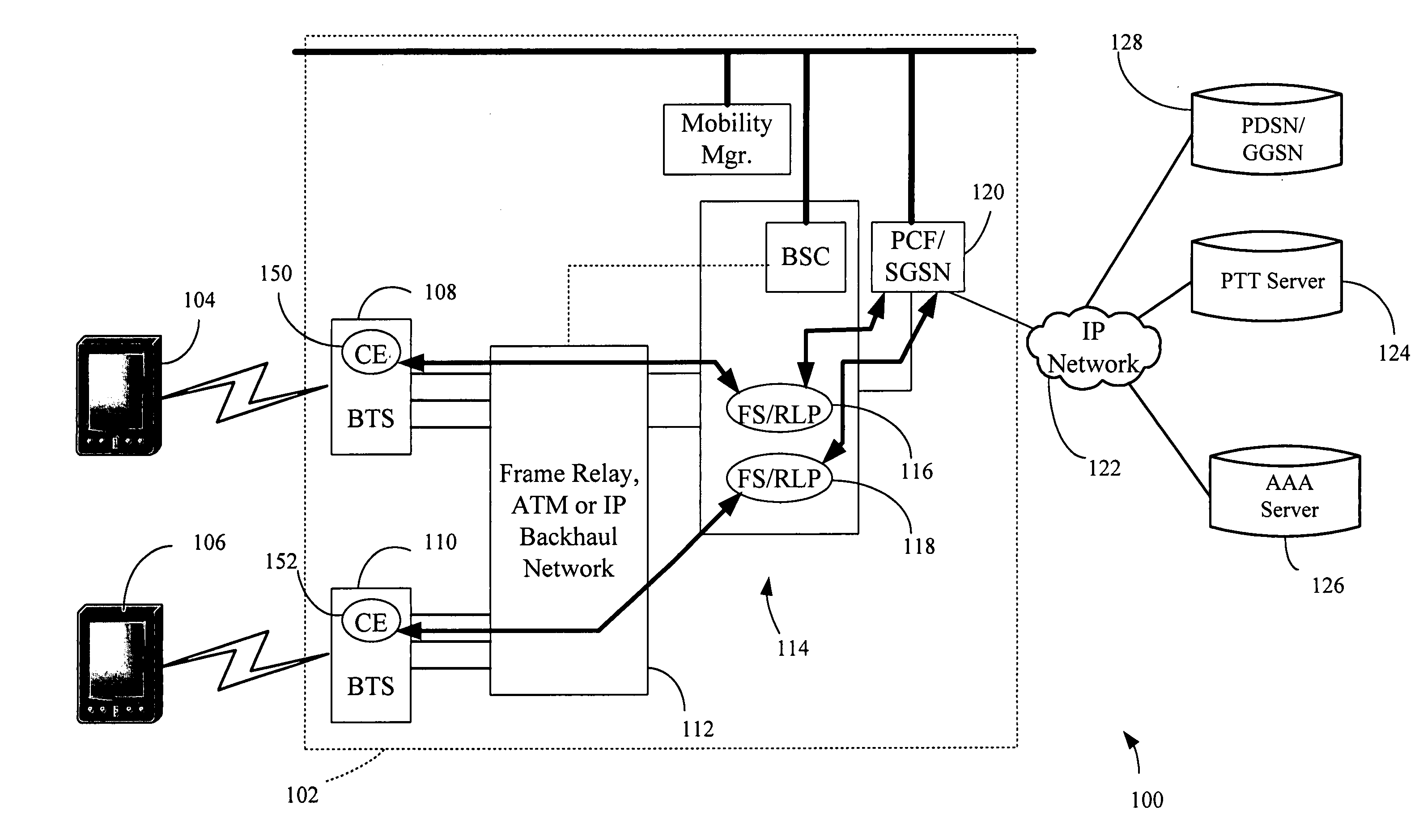 Method and apparatus for reducing transport delay in a push-to-talk system