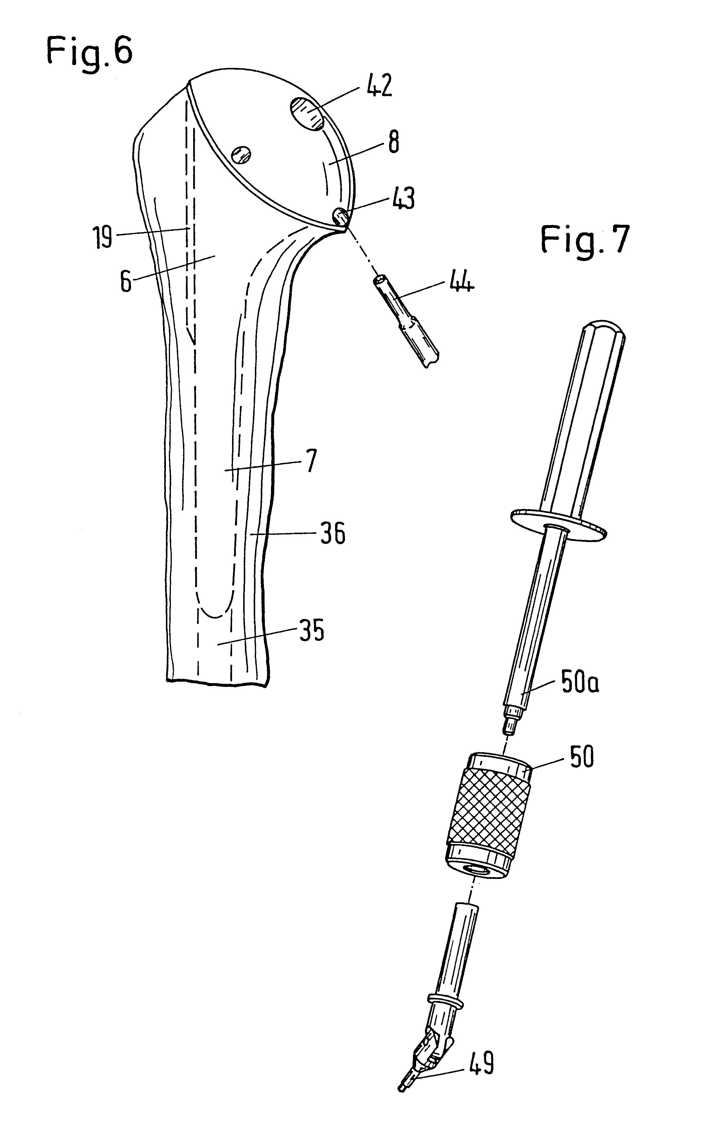 Modular system for shaft prostheses