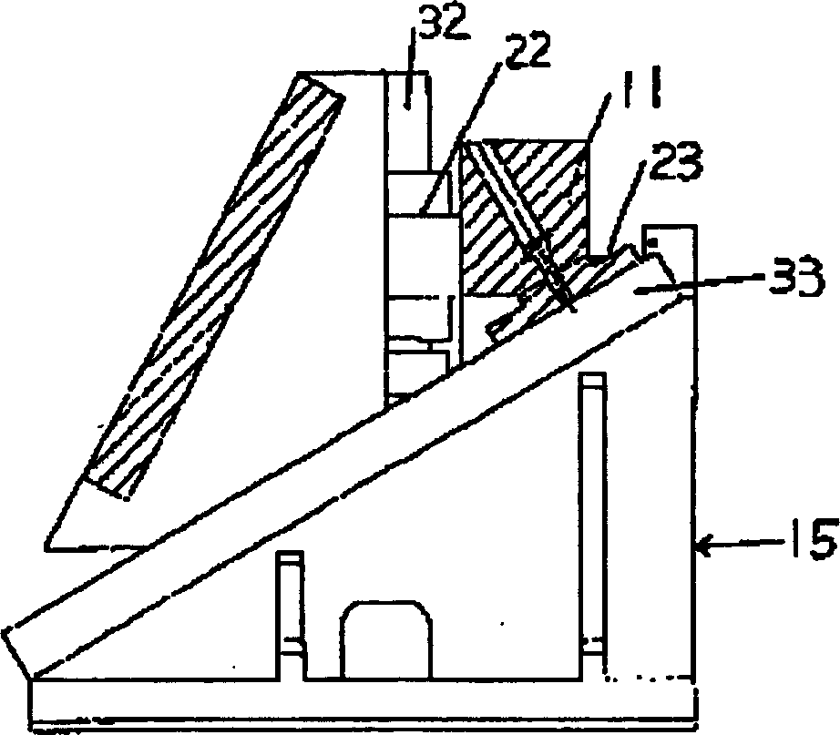 Working table device for table type applicator
