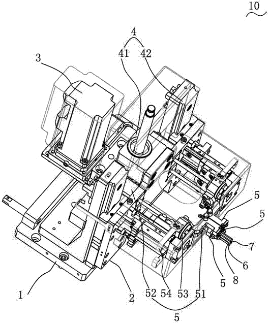 HGA (Head Gimbal Assembly) wire arranging mechanism