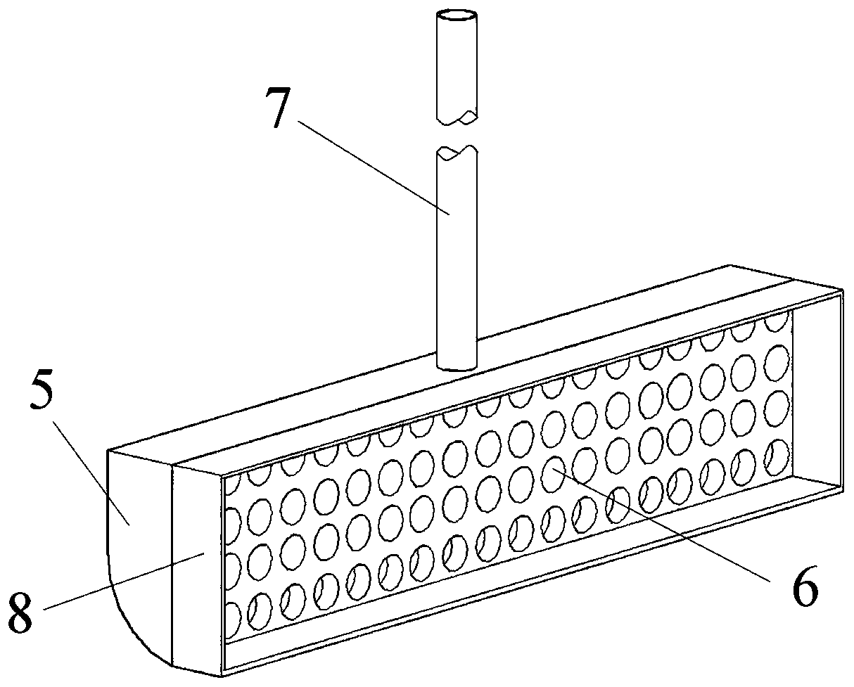 Underground diaphragm wall with pit face having water level lowering function