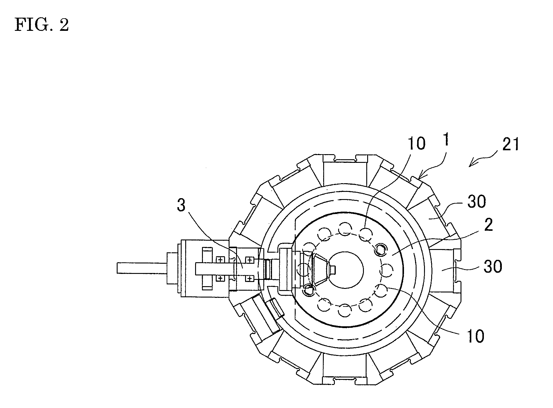 Rotary tool-equipped tool rest