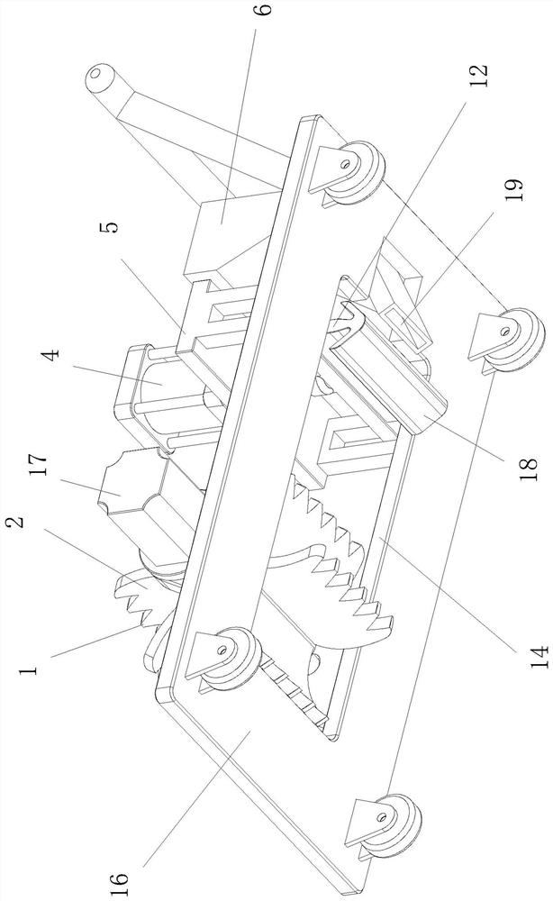 Soil turning device for blueberry planting