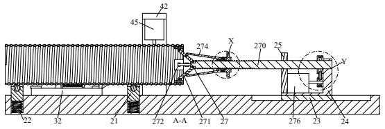 A kind of metal bellows outer wall rust removal and grinding machine