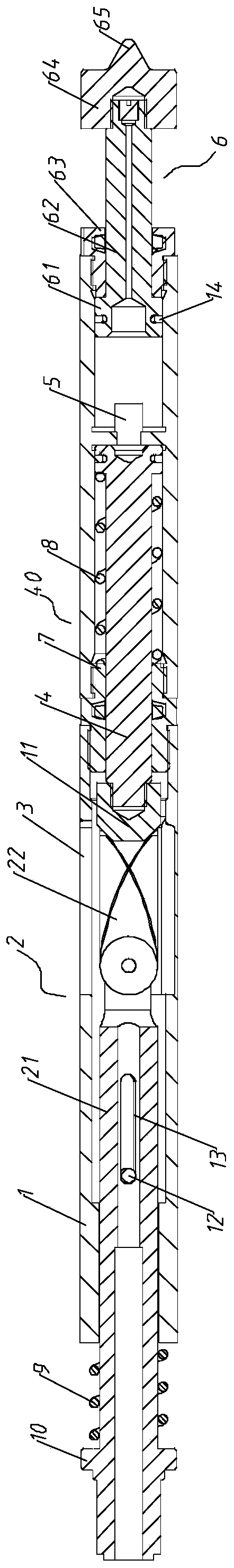 Rock cracking drill bit and method for releasing rock stress