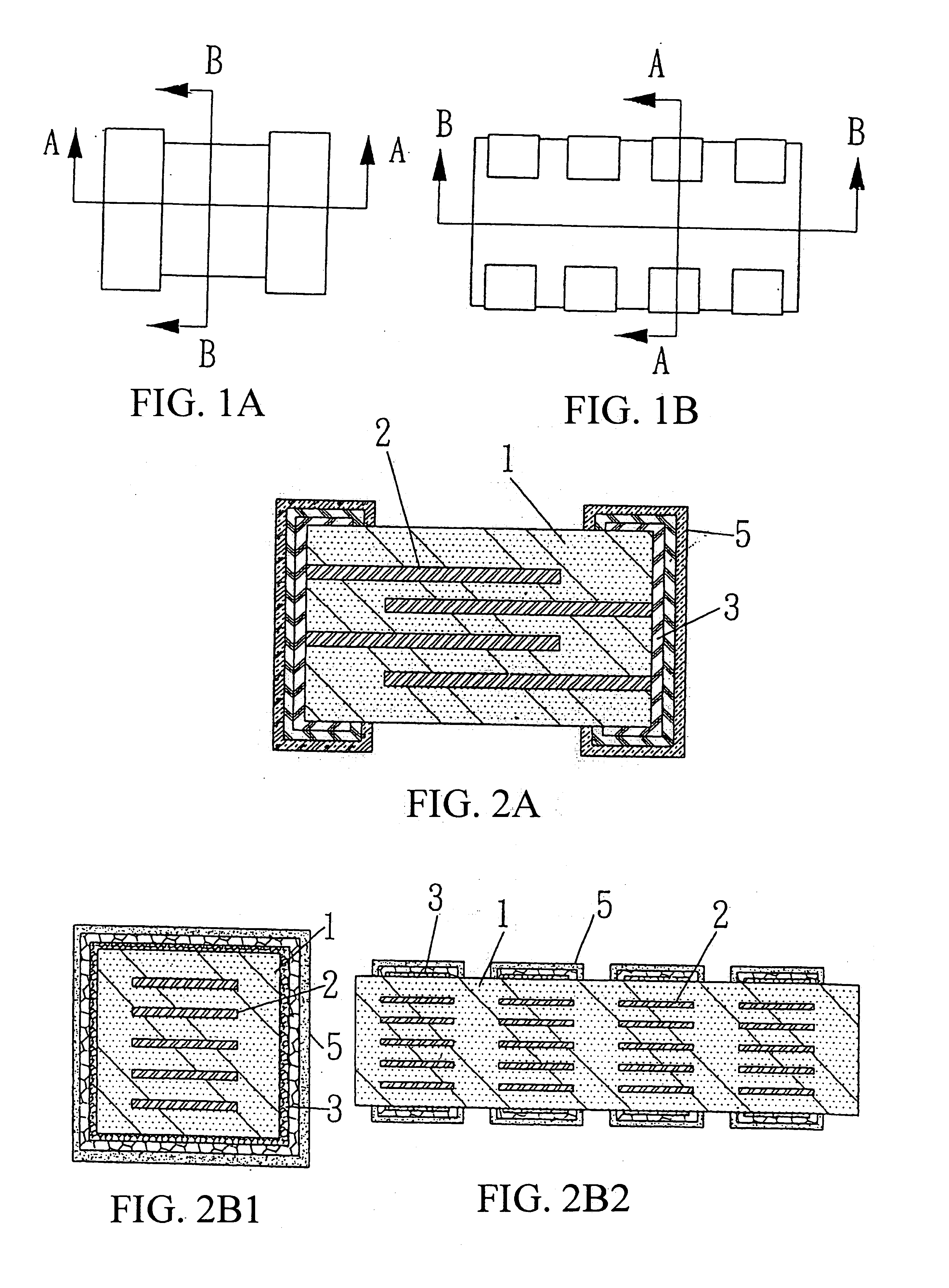 Ceramic glaze coating structure of a chip element and method of forming the same