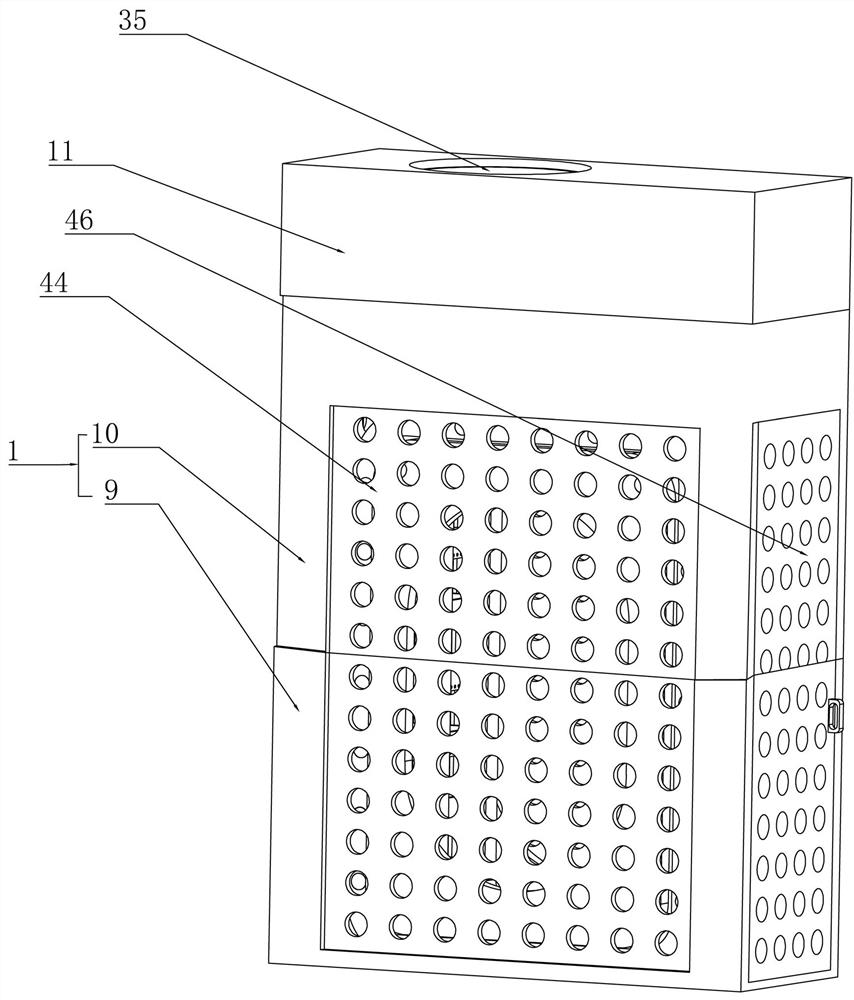 Folding intelligent silkworm feeding device