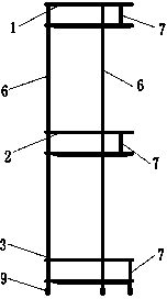 Multi-tiered corner bracket