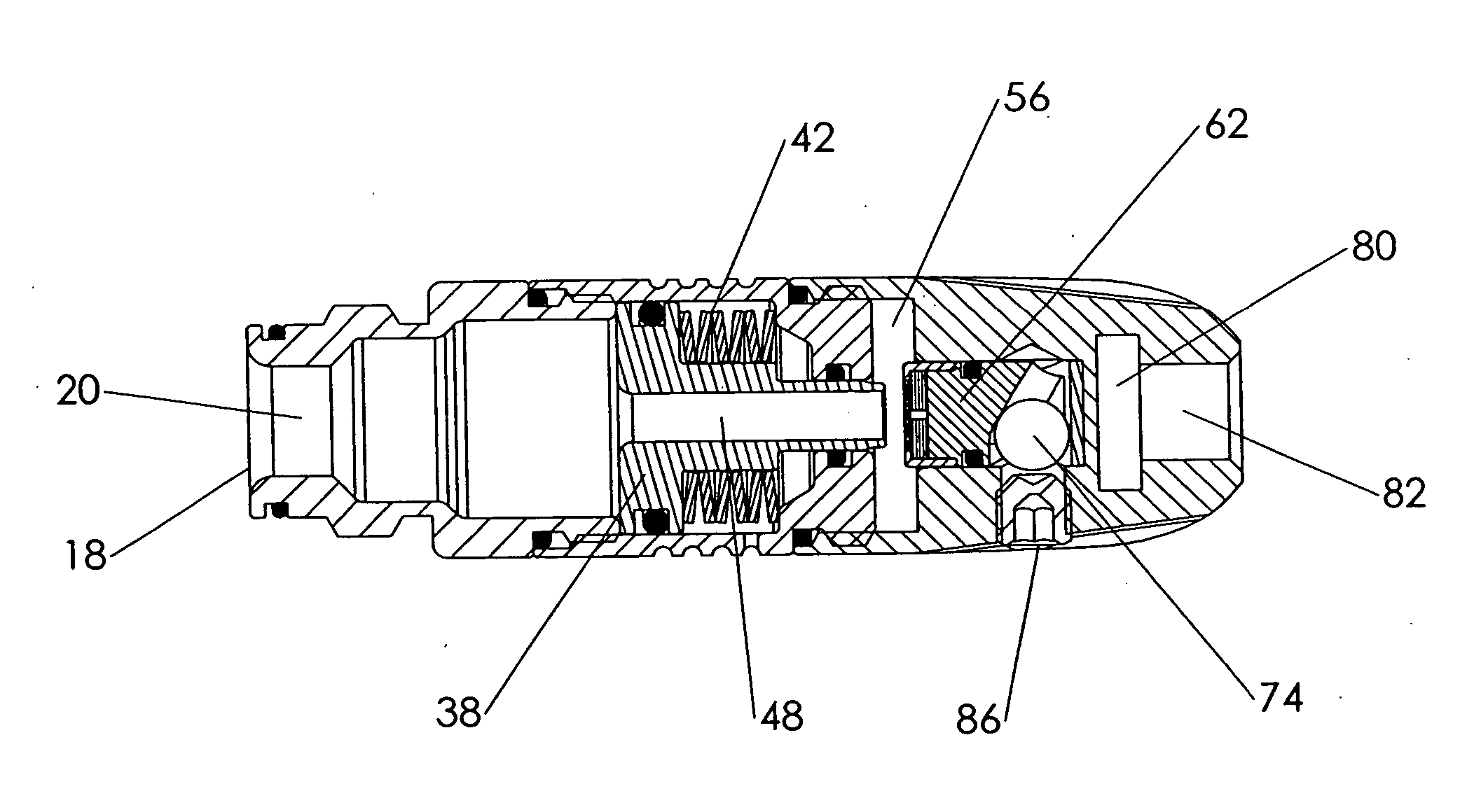 Method and apparatus for pneumatic regulation including a high-pressure reserve