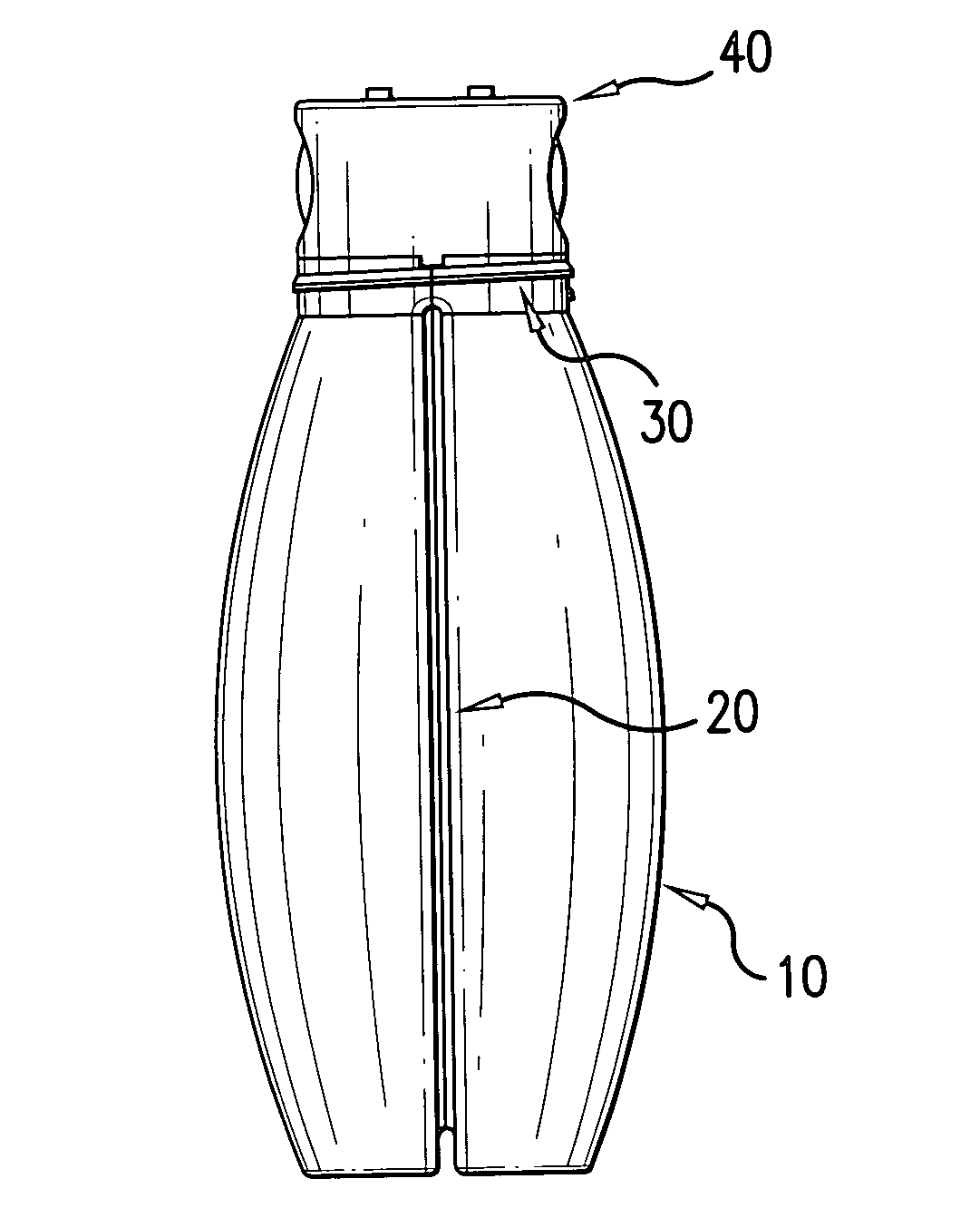 Double chamber variable condiment dispenser bottle