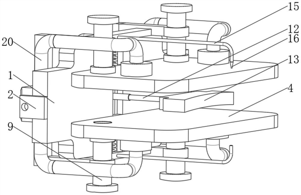 A kind of brake for warping machine to stop after warp breakage