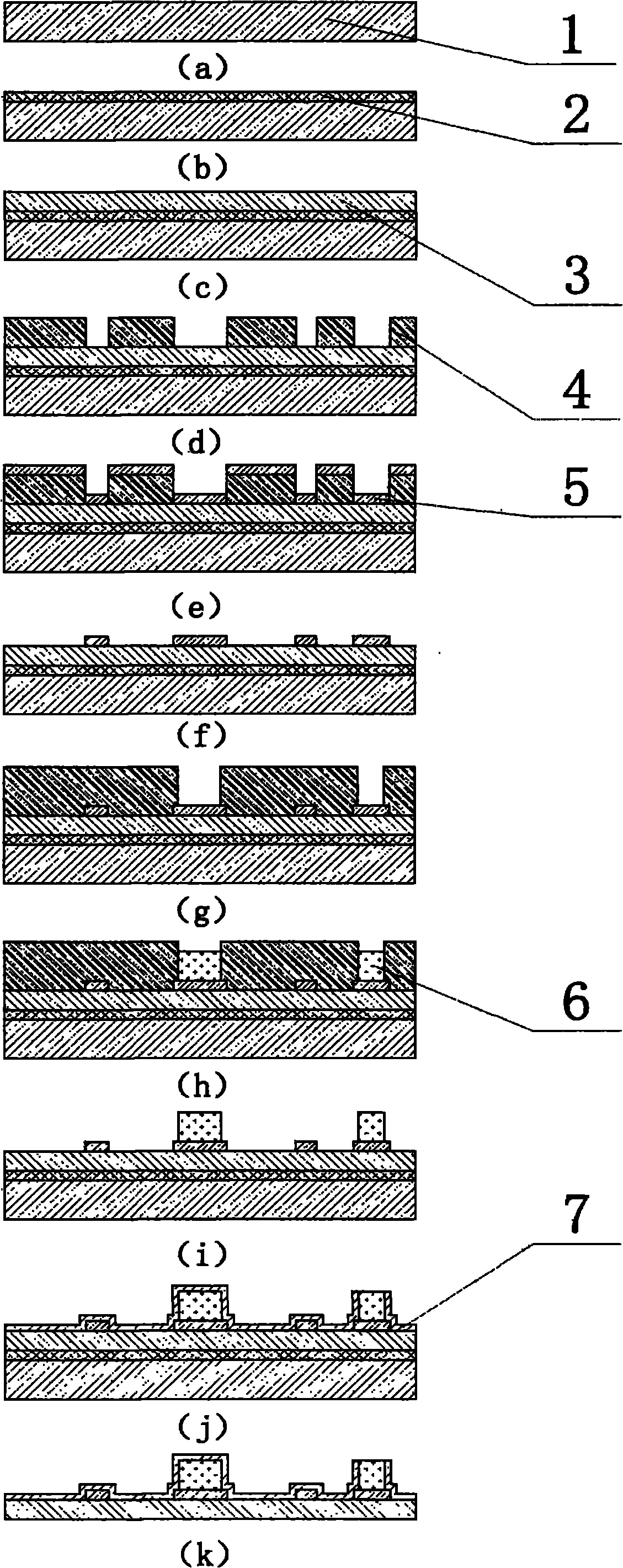 Manufacturing method of flexible heat-sensitive thin film resistor array