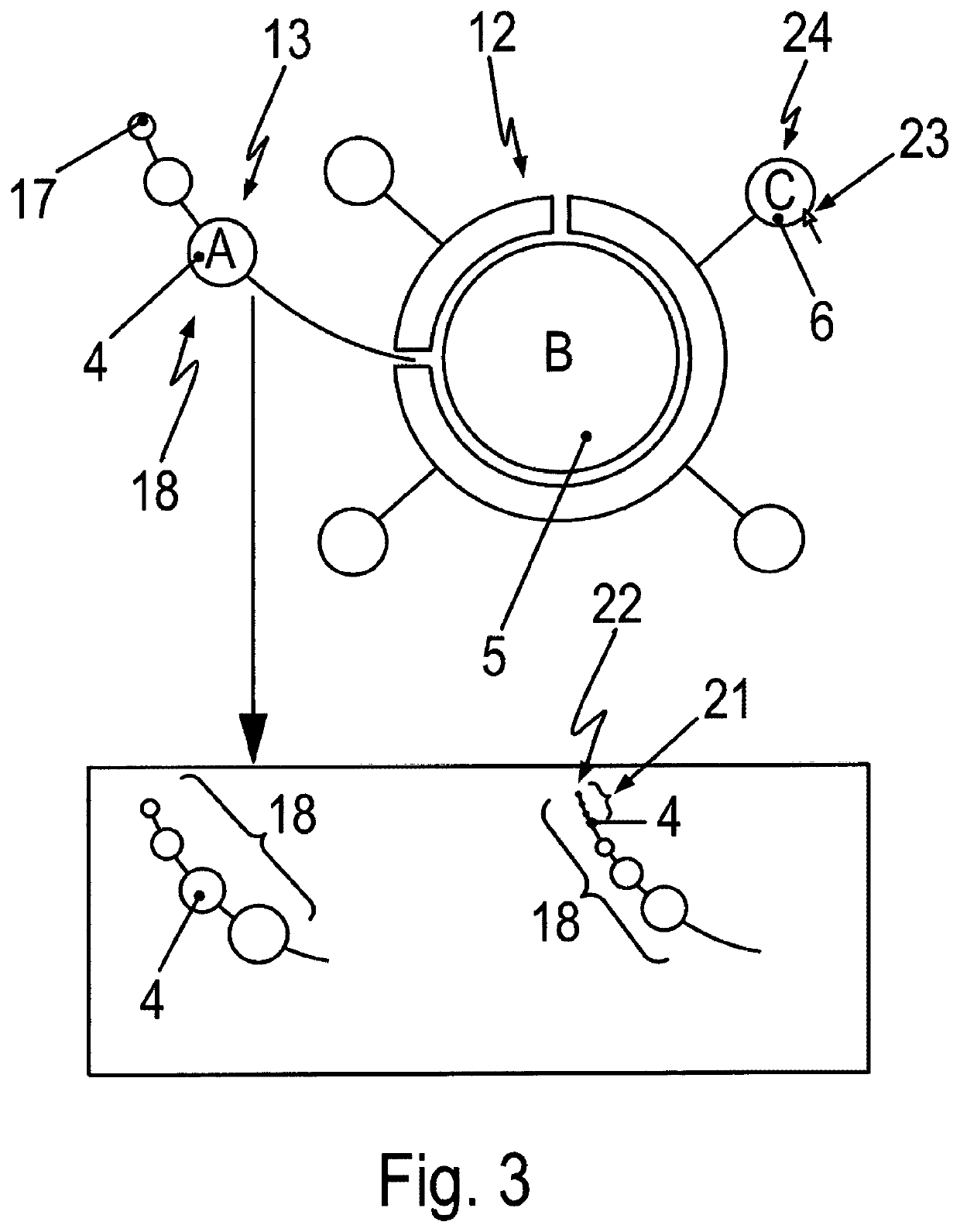 Navigation apparatus and method for displaying a navigation tree on a display unit