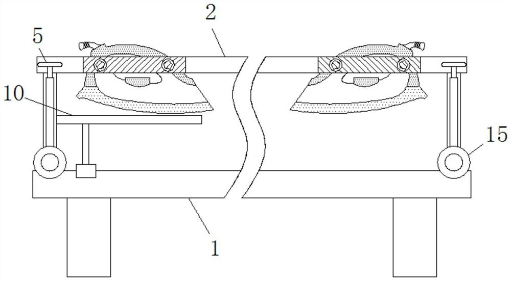Double-sided ironing device capable of automatically overturning for knitted fabric