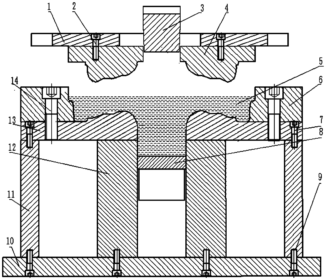 A rheological forging production method for rail wheels