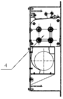 Warm air blower circuit and cab warm air blower thereof