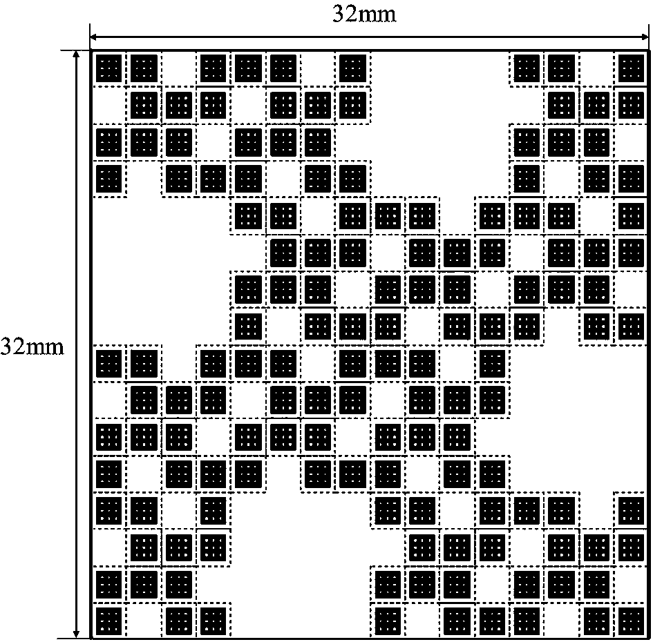 Photonic crystal fractal array antenna for mobile communication