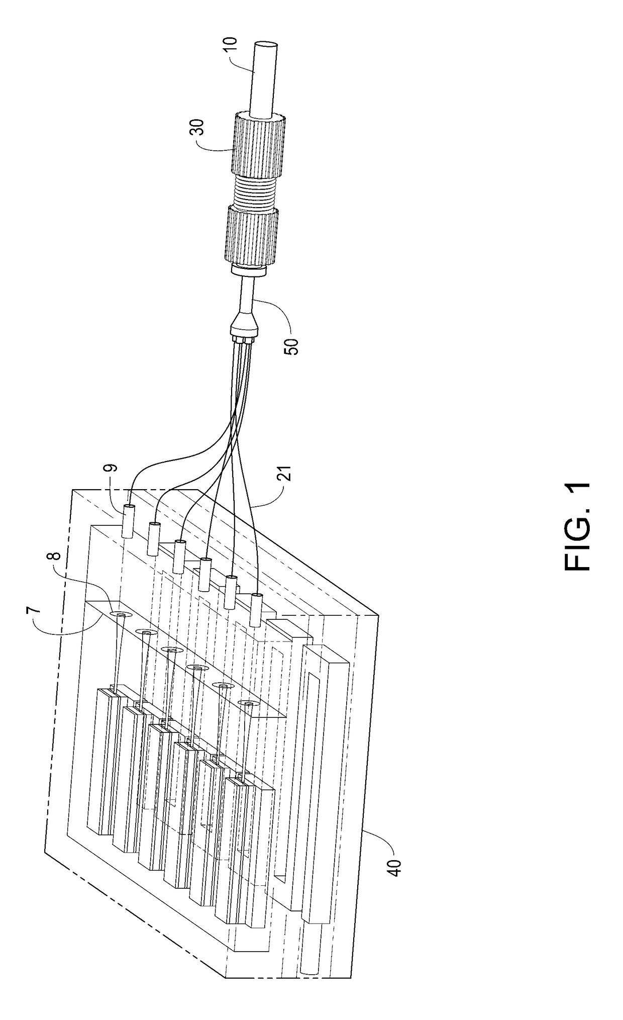 Laser generation importing device applied to human body