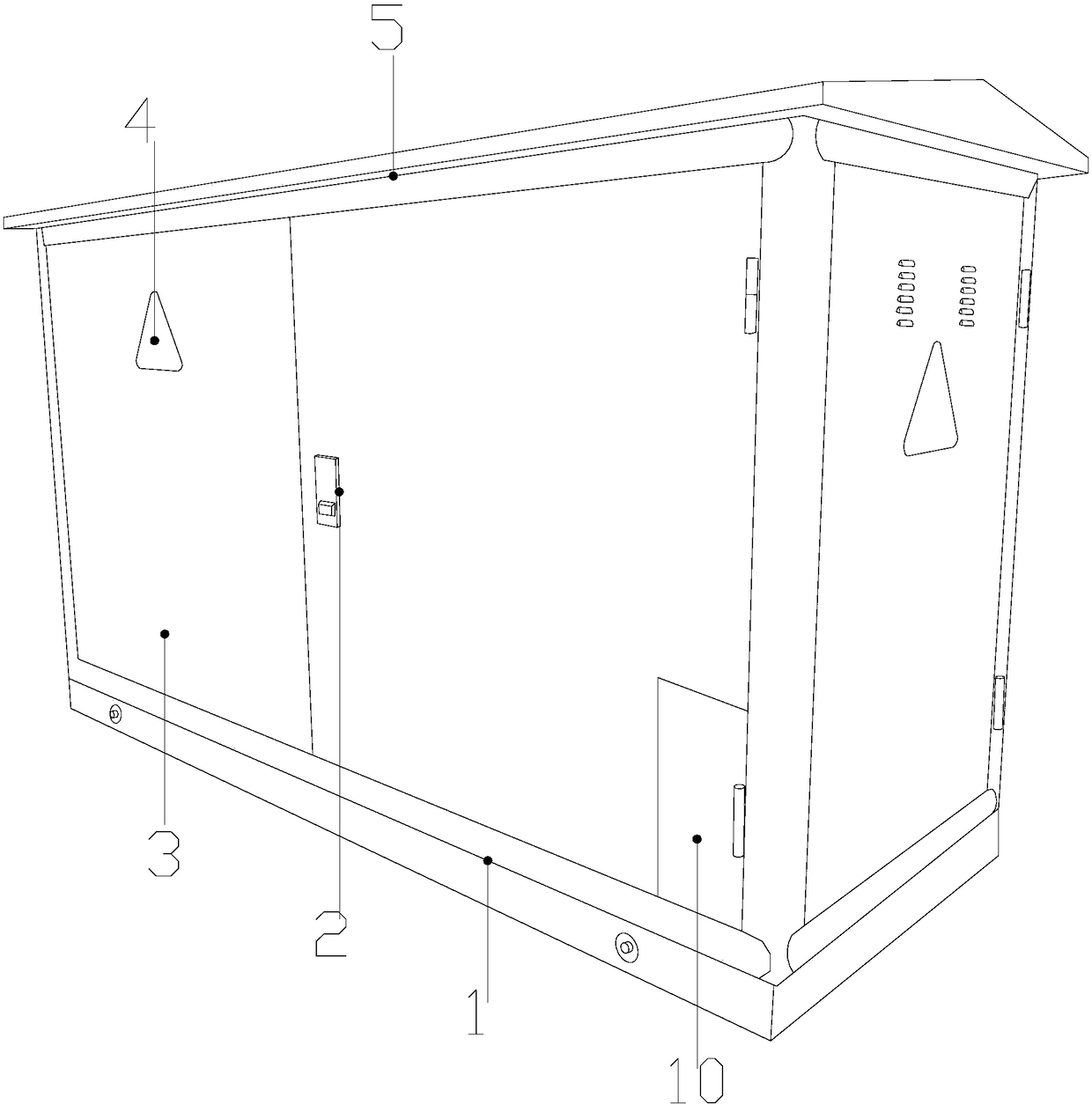 Power cable branch box capable of realizing cable butt jointing