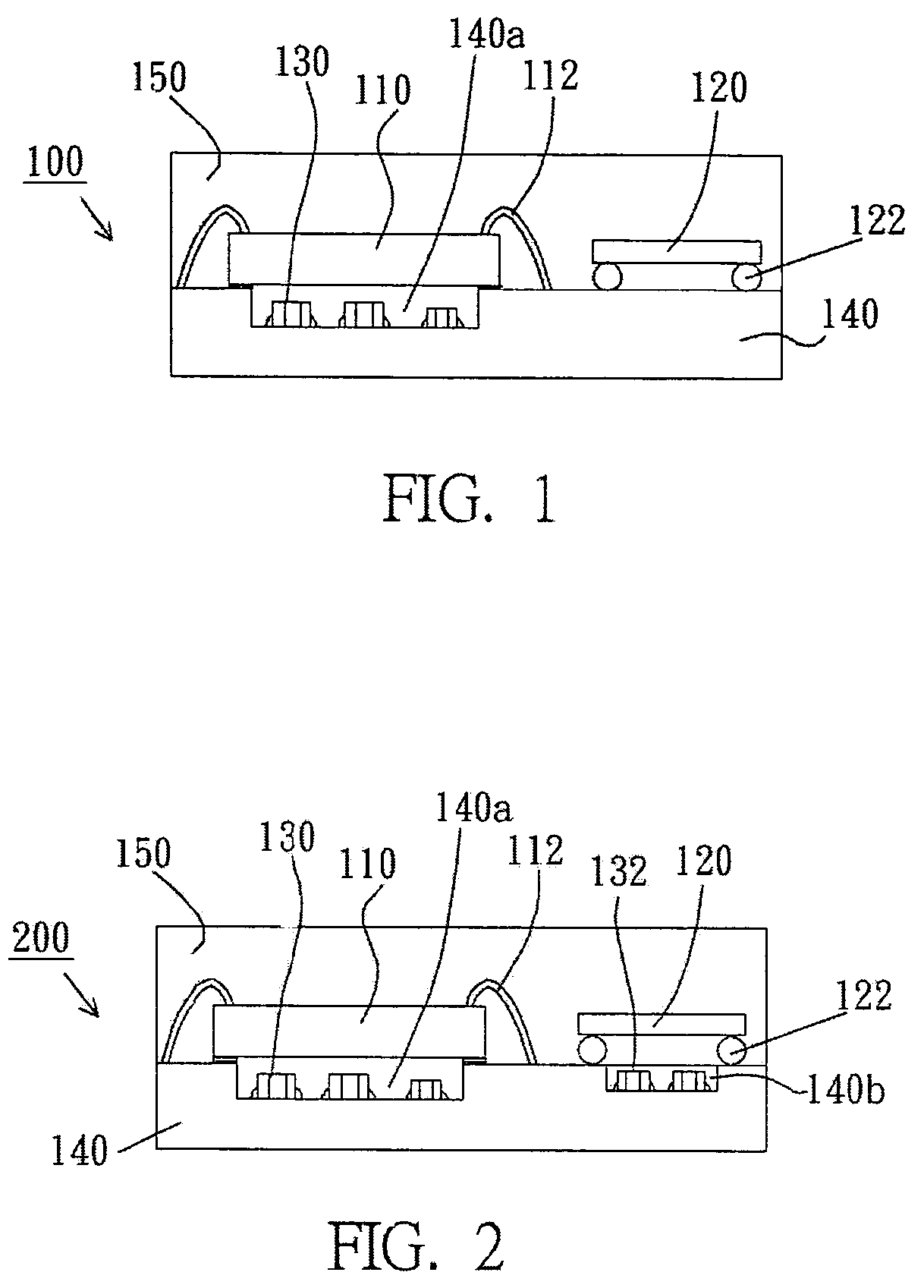 Semiconductor package having passive component disposed between semiconductor device and substrate