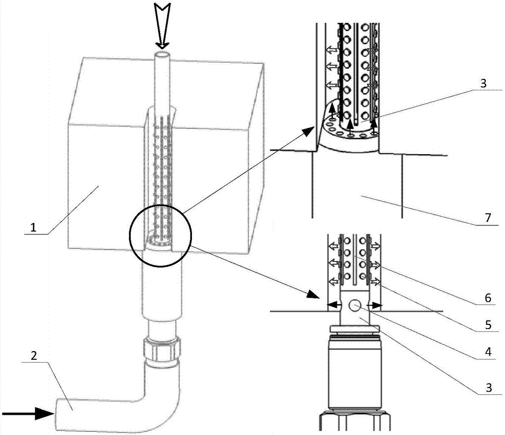 Tubular electrode abrasive particle assisting multi-bath electrolytic cutting machining device and method