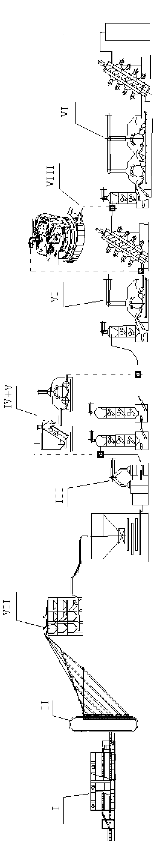 General lifestyle clothing waste textile regenerated spinnable fiber production line