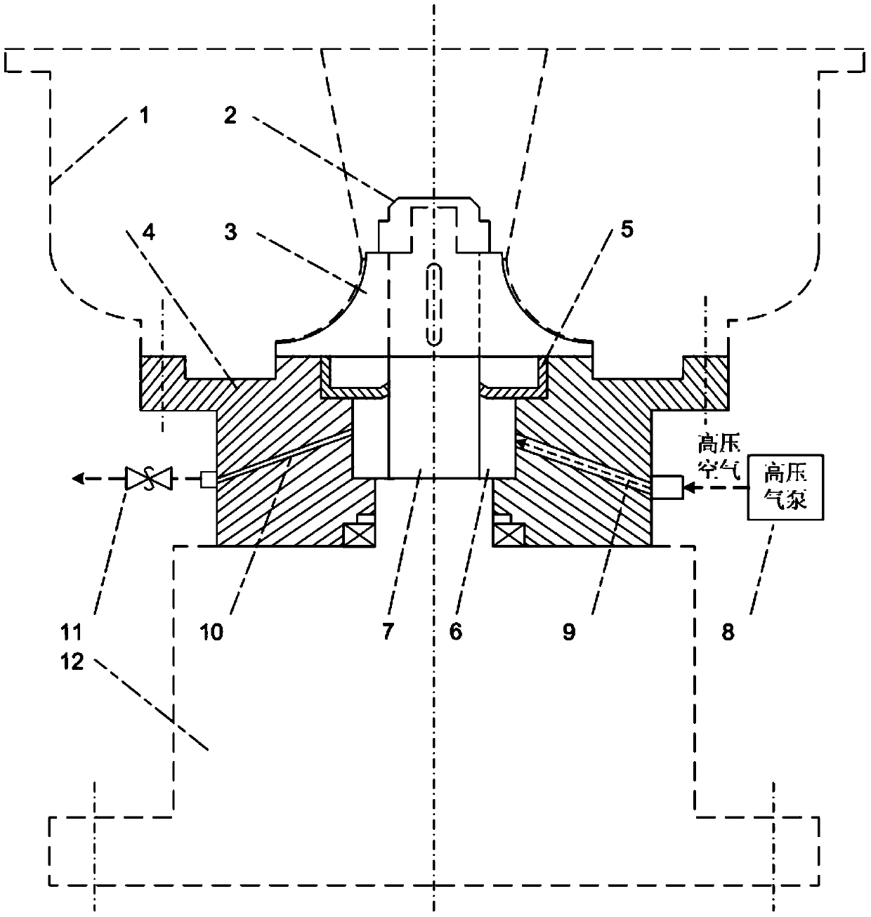 Main shaft sealing device of high-speed turbine-generator applied to ORC (organic Rankine cycle)