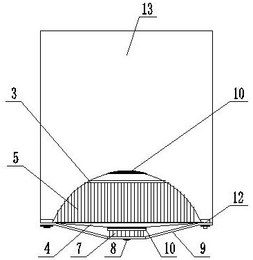 Binding wire supply device of electric power optical cable erecting machine