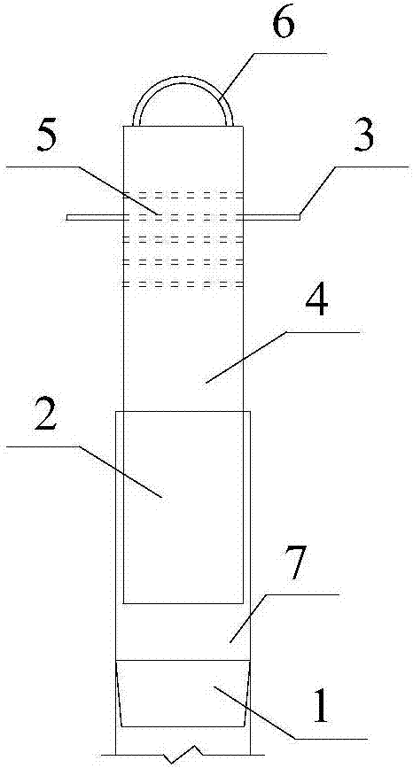 U-shaped beam hoisting hole quick blocking device and construction method