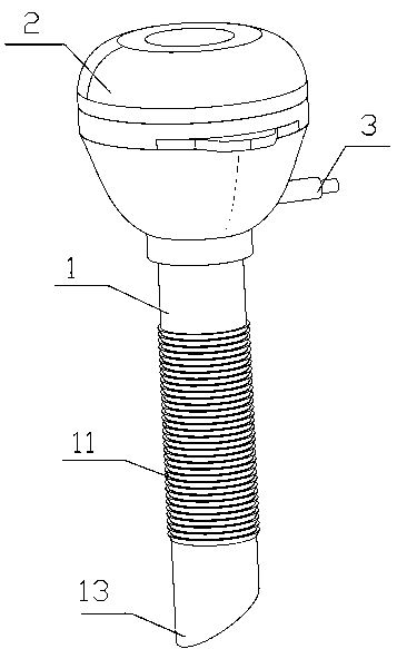 Air pressure balanced puncture device