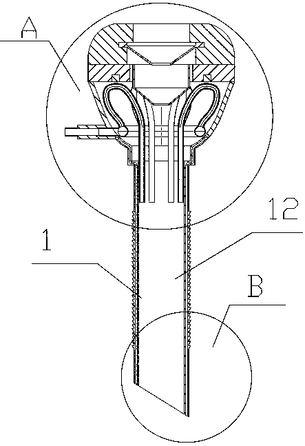 Air pressure balanced puncture device